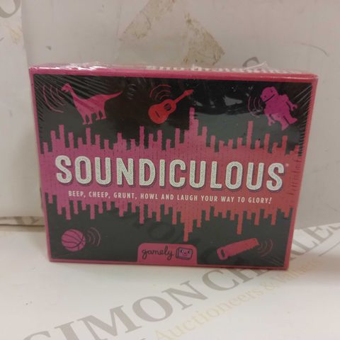 BOXED AND SEALED POCKET SIZED GAMELY SOUNDICULOUS GAME - 8+