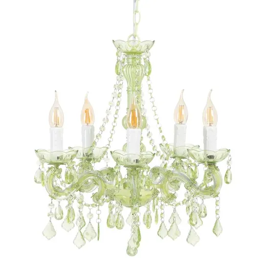 BOXED 5-LIGHT CANDLE STYLE CHANDELIER 