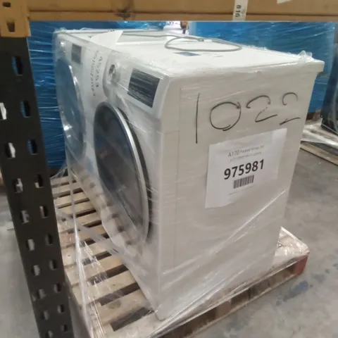 HISENSE WDQY1014EVJM 60CM FREESTANDING 10KG FRONT AND HOOVER H-DRY 300 CONDENSER TUMBLE DRYER WHITE