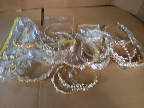 LOT OF APPROXIMATELY 20 ASSORTED EMBELLISHED TIARAS