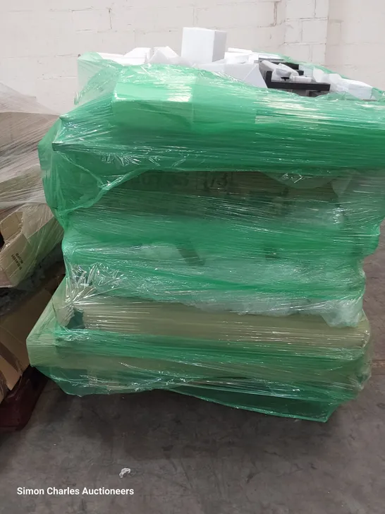 PALLET OF ASSORTED BOXED FURNITURE PARTS INCLUDING DINING TABLES 