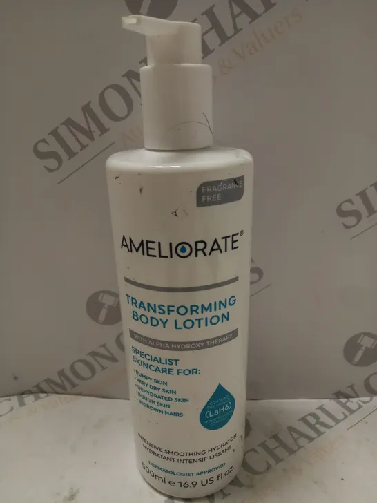 AMELIORATE TRANSFORMING BODY LOTION 500ML