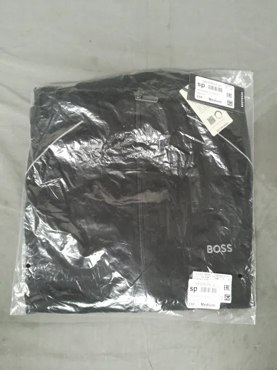 BOSS FULL ZIP JACKET IN BLACK SIZE MEDIUM