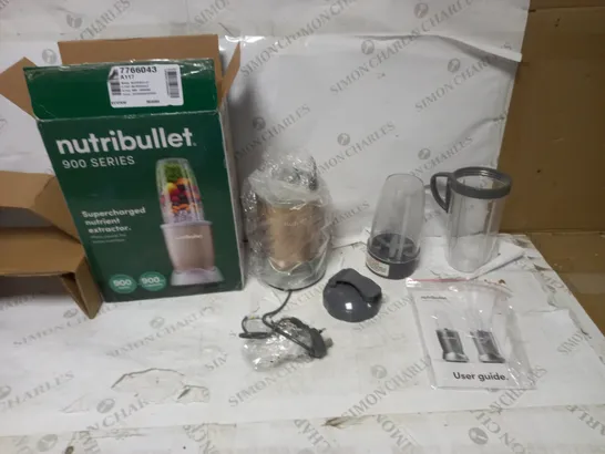 NUTRIBULLET 900W BLENDER CHAMPAGNE MULTI-FUNCTION SMOOTHIE MAKER