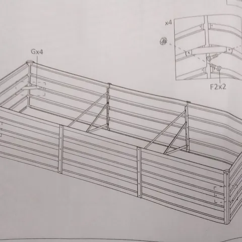 BOXED METAL PLANTER BOX (1 BOX)