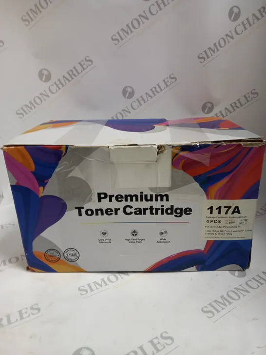 BOXED PREMIUM TONER CARTRIDGE 4 PCS - MODEL 117A