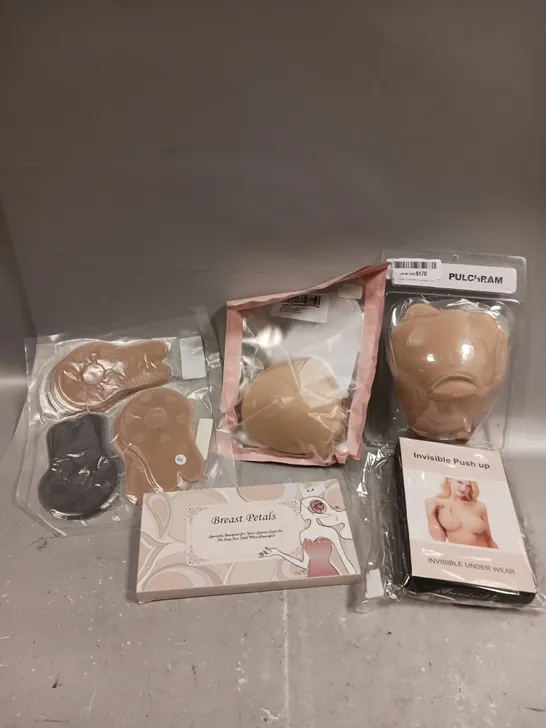 APPROXIMATELY 50 ASSORTED BREAST LIFTING PRODUCTS IN VARIOUS SIZES 