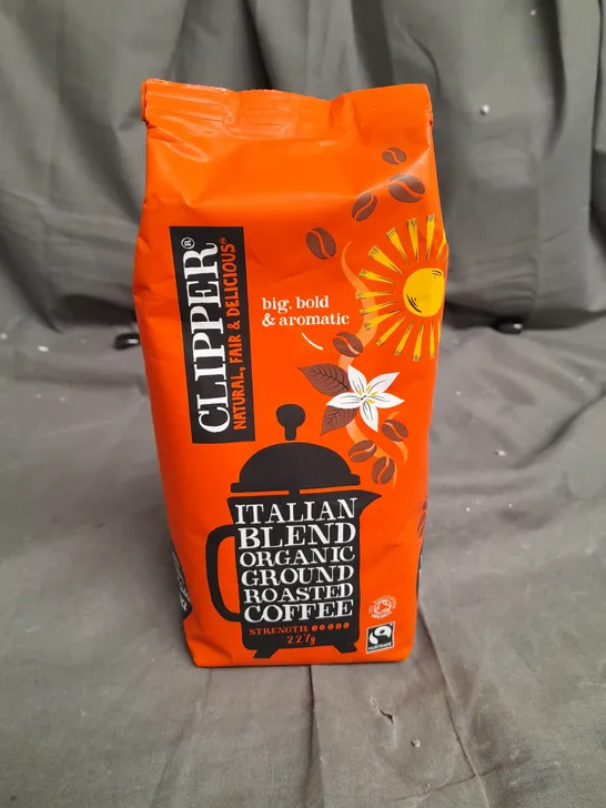 15 CLIPPER ITALIAN BLEND ORGANIC GROUND COFFEE (227G)