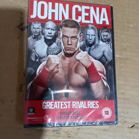 LOT OF APPROX 39 'JOHN CENA GREATEST RIVALRIES; DVDS