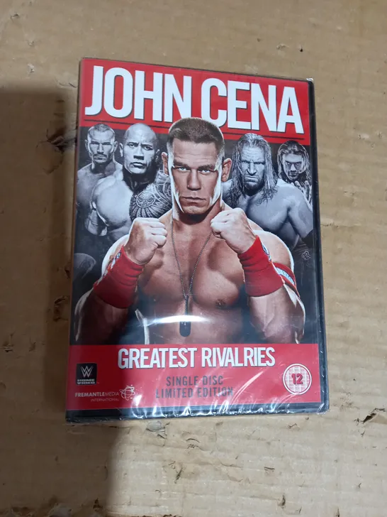 LOT OF APPROX 39 'JOHN CENA GREATEST RIVALRIES; DVDS