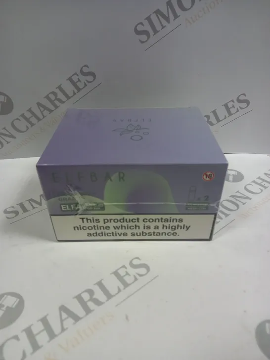 BOXED SEALED ELFBAR ELFA PREFILLED PODS 2ML - CRANBERRY GRAPE 