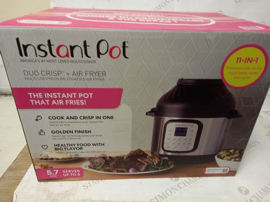 INSTANT POT DUO CRISP+ AIR FRYER 