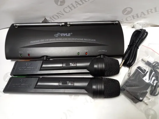 PYLE PDWM2100 PROFESSIONAL DUAL VHF WIRELESS HANDHELD MICROPHONE SYSTEM