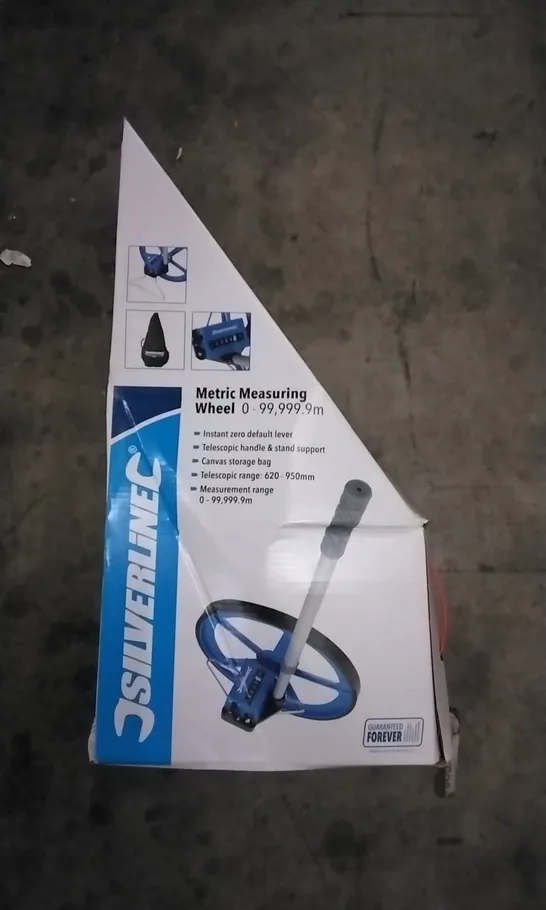 BOXED SILVERLINE METRIC MEASURING WHEEL 