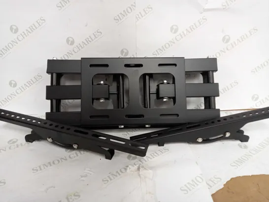 DOUBLE ARM TV WALL BRACKET TILT SWIVEL 22-65 INCH EXTENDABLE 400X400MM BLACK