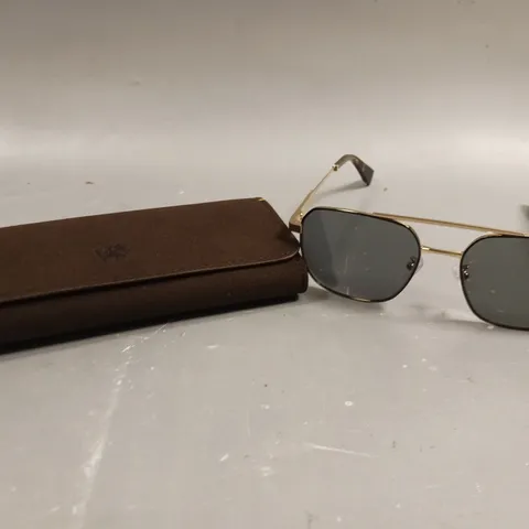 PRAGNELL TINTED GOLD COLOUR FRAMED SUNGLASSES	