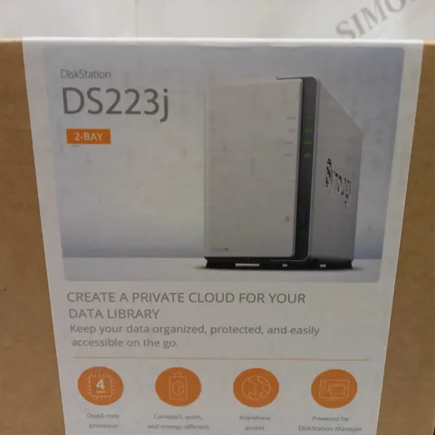 BOXED SYNOLOGY DISKSTATION DS223J 2-BAY PRIVATE CLOUD