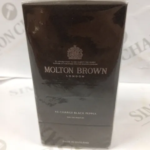 BOXED MOLTON BROWN LONDON RE CHARGE BLACK PEPPER EAU DE PARFUM 100ML