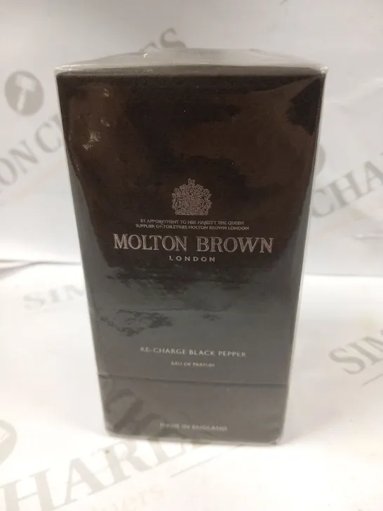 BOXED MOLTON BROWN LONDON RE CHARGE BLACK PEPPER EAU DE PARFUM 100ML