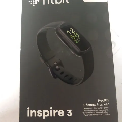 BOXED FITBIT INSPIRE 3 HEALTH AND FITNESS TRACKER