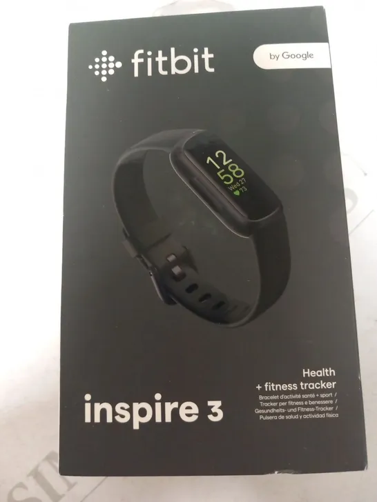 BOXED FITBIT INSPIRE 3 HEALTH AND FITNESS TRACKER