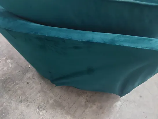 TURQUOISE PLUSH FABRIC CORNER SECTION 