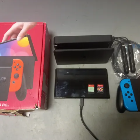 NINTENDO SWITCH OLED WITH ACCESSORIES