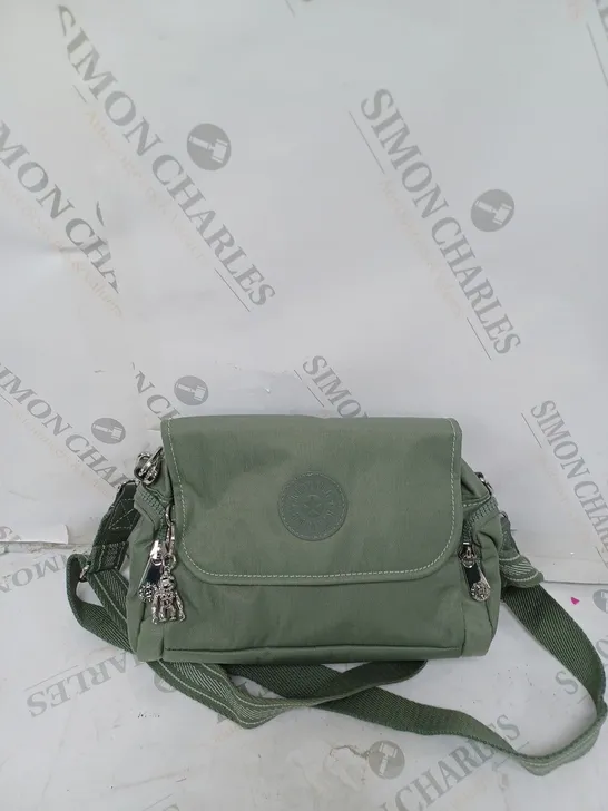 KIPLING KHAKI SHOULDER BAG 