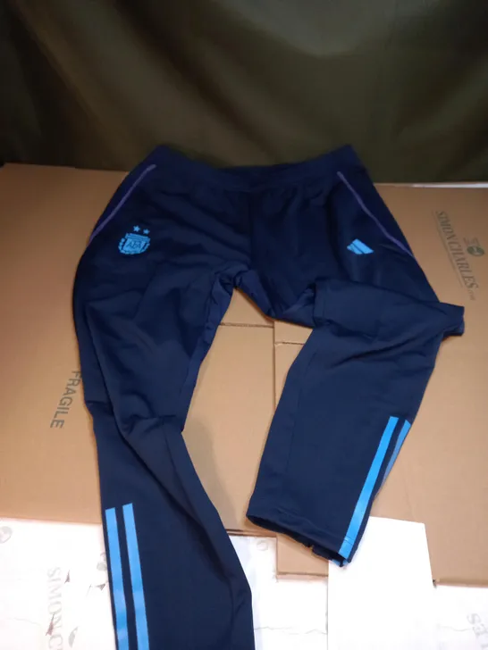 ADIDAS AEROREADY TRACK PANTS - BLUE SIZE XL