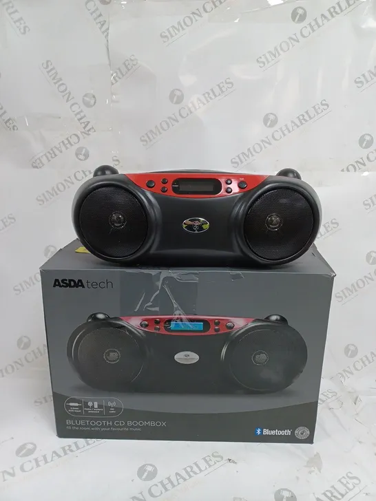 BOXED BLUETOOTH CD BOOMBOX