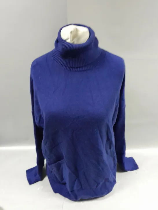 WYNNE LAYERS KNITTED TURTLE NECK JUMPER SIZE M