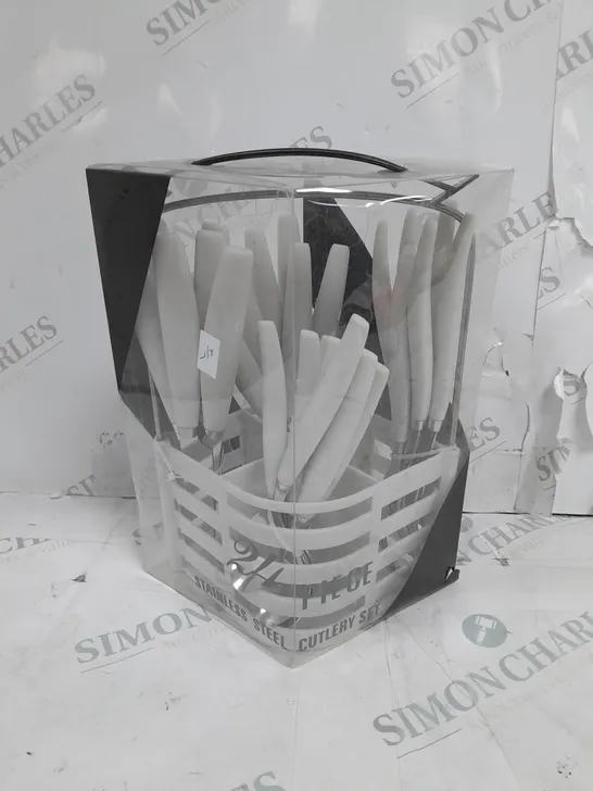 24 PIECE STAINLESS STEEL CUTLERY SET