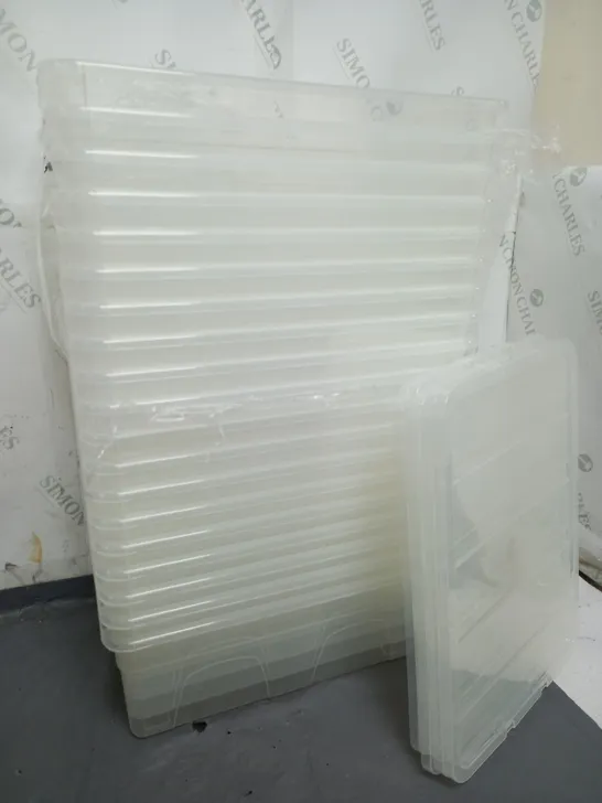 20 CLEAR SPACEMASTER STORAGE BOXES