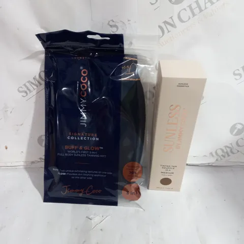 SUNLESS BY JIMMY COCO TAN SOUFFLE WITH BUFF & GLOW MITT