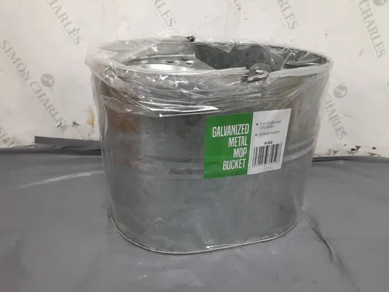 BOXED GALVANISED METAL MOP BUCKET 