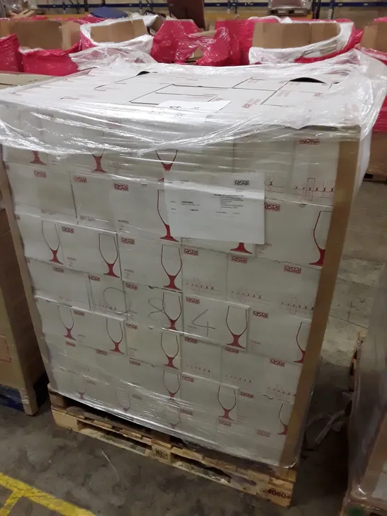 PALLET OF APPROXIMATELY 210 BOXES CONTAINING 6 RASTAL AVIERO 300ML GOBLETS