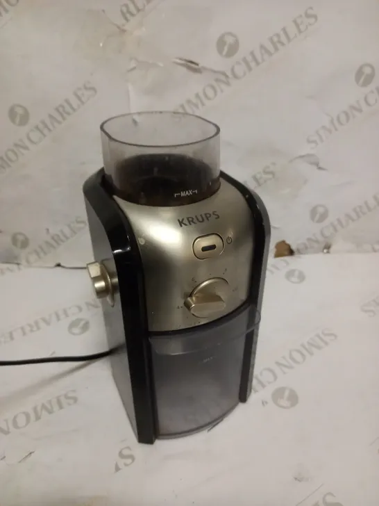 KRUPS EXPERT BURR GRINDER FOR COFFEE BEANS