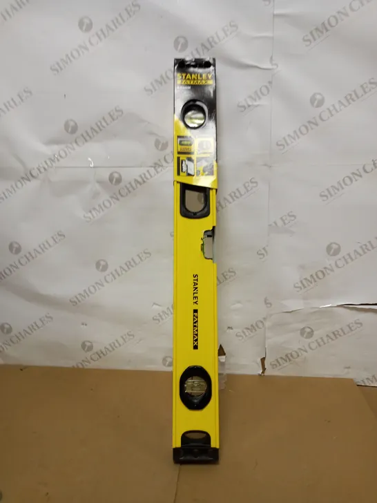 STANLEY FATMAX BOX SPIRIT LEVEL, (L)0.9M, MATERIAL ALUMINIUM, MEASURING ACCURACY 0.5MM