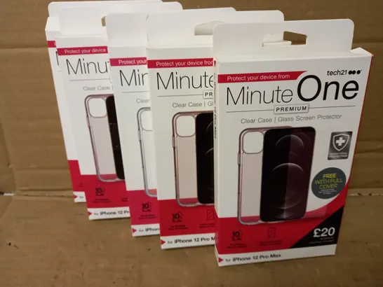 TECH21 MINUTE ONE CLEAR CASE - FOR IPHONE 12 PRO MAX