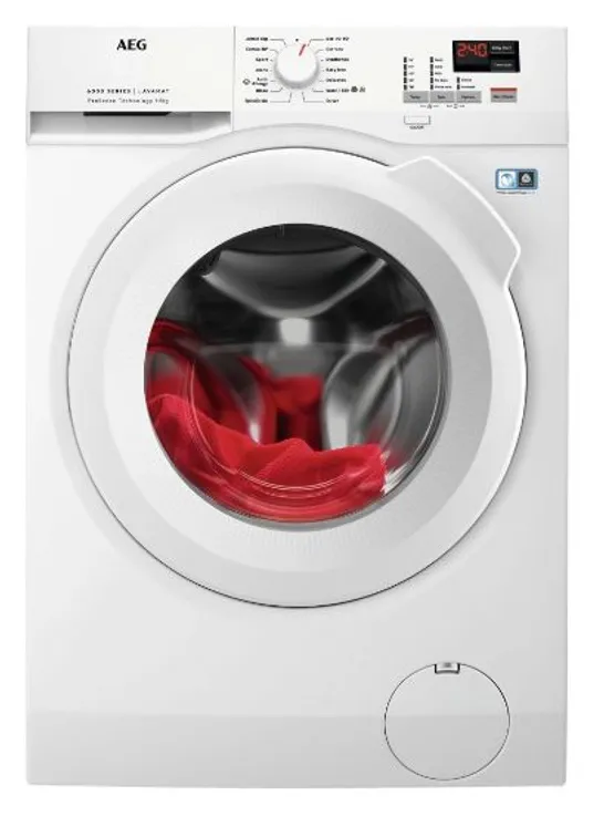 AEG L6FBK841B 6000 PROSENSE® WASHING MACHINE, 8KG, 1400 SPIN, WHITE, A RATED