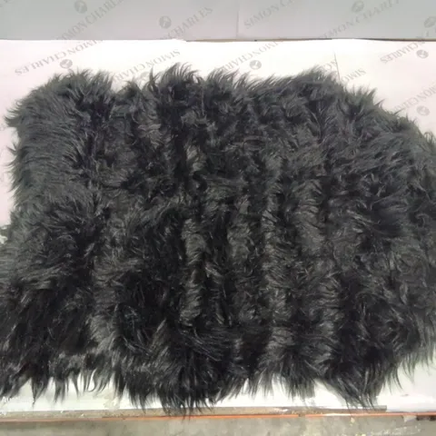 BRAND NEW PACO HOME 960 PLAYA DESIGN 55X80CM SHAGGY BLACK RUG