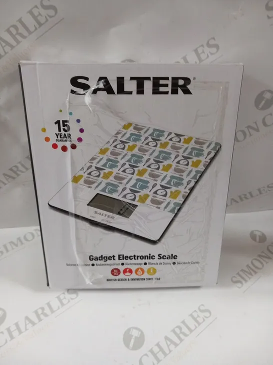 BOXED SALTER GADGET ELECTRONIC SCALE 