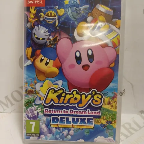 SEALED NINTENDO SWITCH KIRBYS RETURN TO DREAMLAND DELUXE GAME