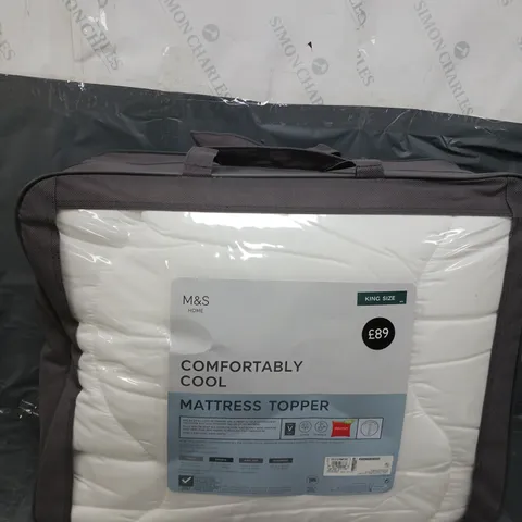 M&S MATTRESS TOPPER SIZE KING SIZE 