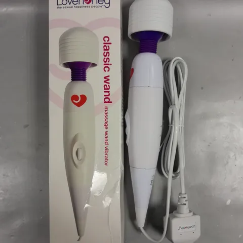 BOXED LOVEHONEY CLASSIC VIBRATING MASSAGE WAND 