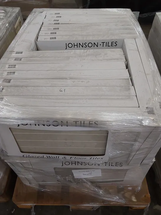 PALLET CONTAINING 40 CARTONS OF JOHNSONS CTD YORK STONE TILES - 5 PER PACK / 597X297X11MM