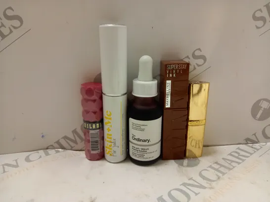 BOX OF APPROXIMATELY 20 ASSORTED COSMETIC PRODUCTS TO INCLUDE MILANI, SKIN+ME, MAYBELLINE, ETC