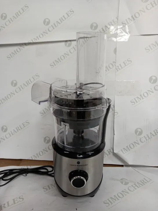 COOK'S ESSENTIALS 400ML COMPACT DOUBLE BLADE FOOD PROCESSOR