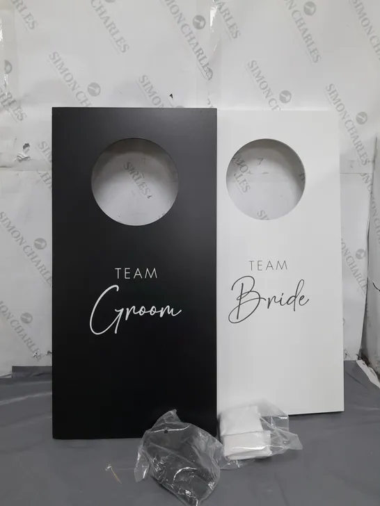 BOXED WEDDING CORNHOLE GAMES 