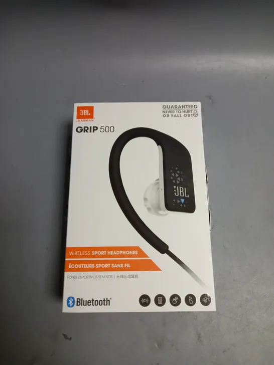 BOXED JBL GRIP 500 WIRELESS SPORTS HEADPHONES